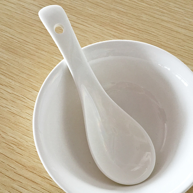 纯白瓷器饭店摆台私房菜碗盘