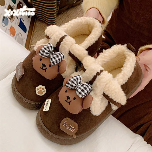 细细条冬天户外复古时尚勃肯鞋