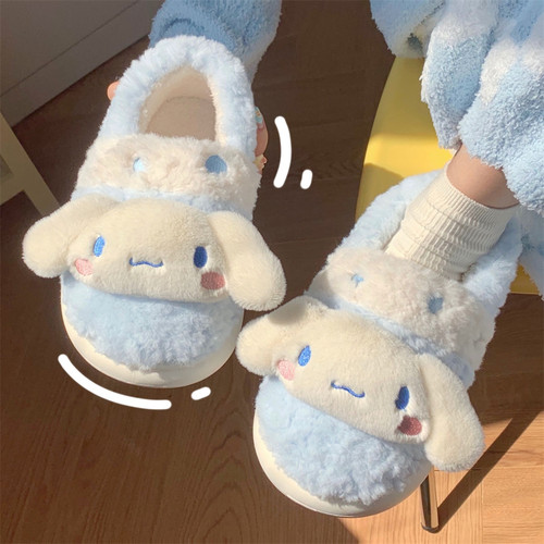 细细条三丽鸥可爱大耳狗棉拖鞋