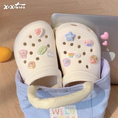 凉拖鞋 细细条 可爱卡通软底洞洞鞋 女防滑外穿夏季 少女心eva沙滩鞋