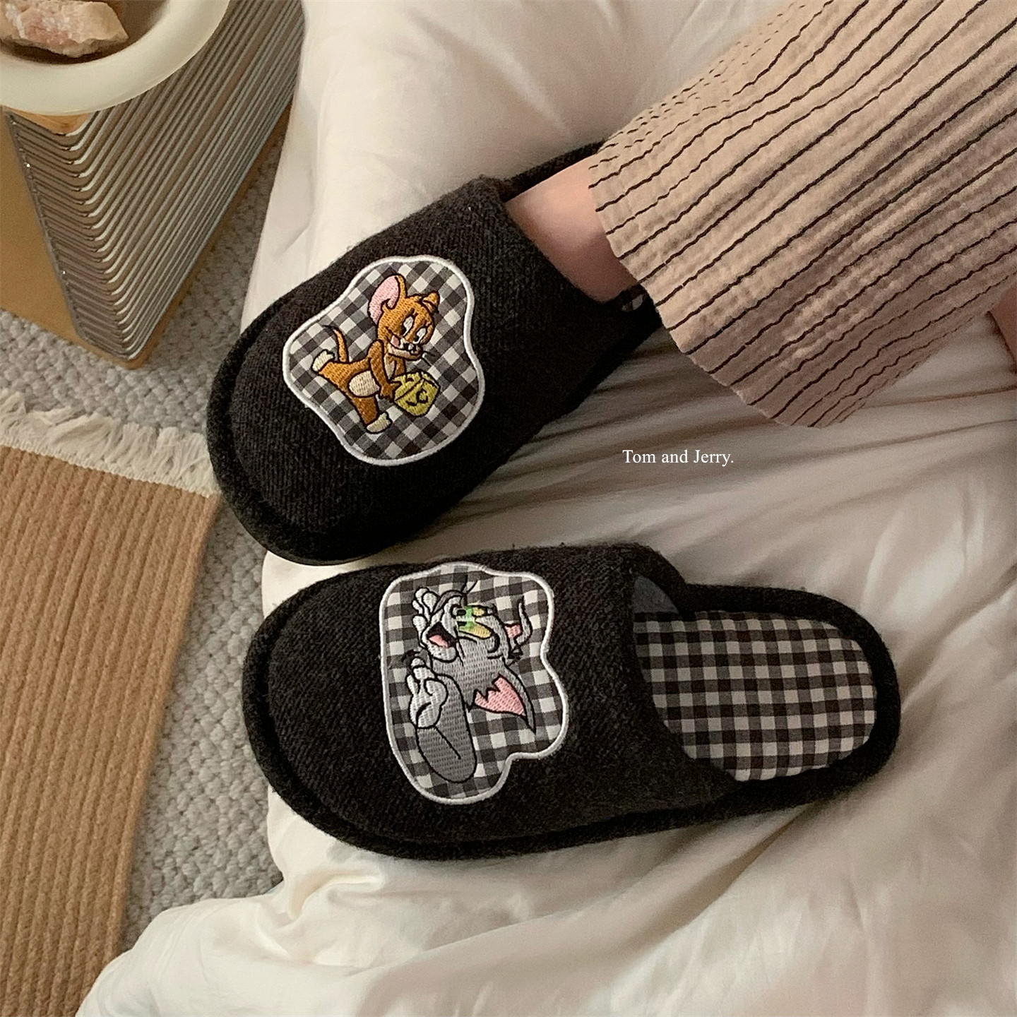 趣味汤姆猫杰利鼠棉拖鞋男女正版猫和老鼠情侣休闲家居地板鞋冬,居家布艺,居家棉拖/棉鞋,淘宝优惠券,粉丝福利购,淘宝优惠卷