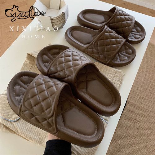 细细条情侣时尚室内洗澡拖鞋