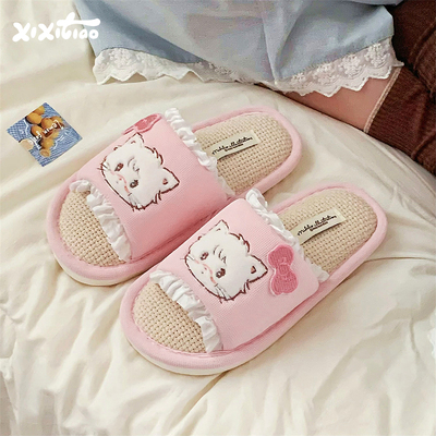 细细条甜美mikko联名小猫地板鞋