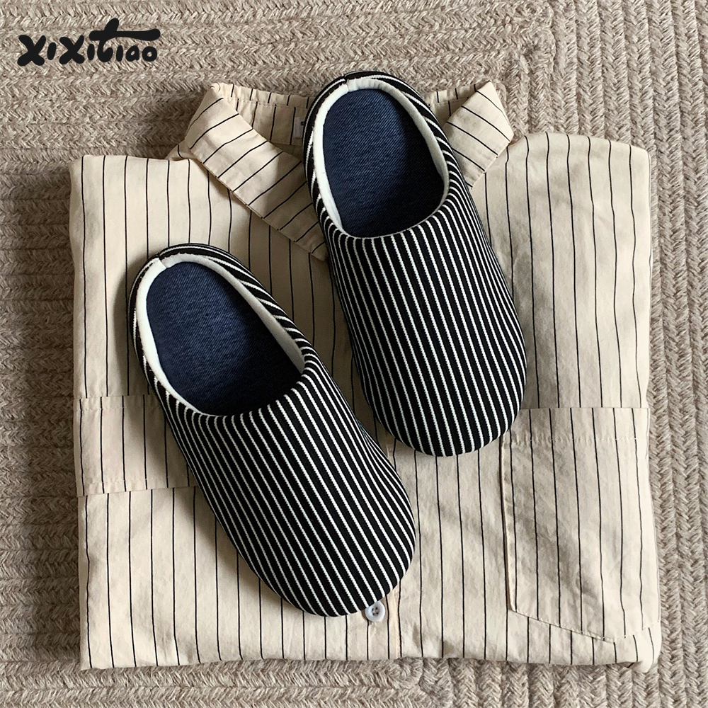 细细条室内防滑吸汗地板鞋男女