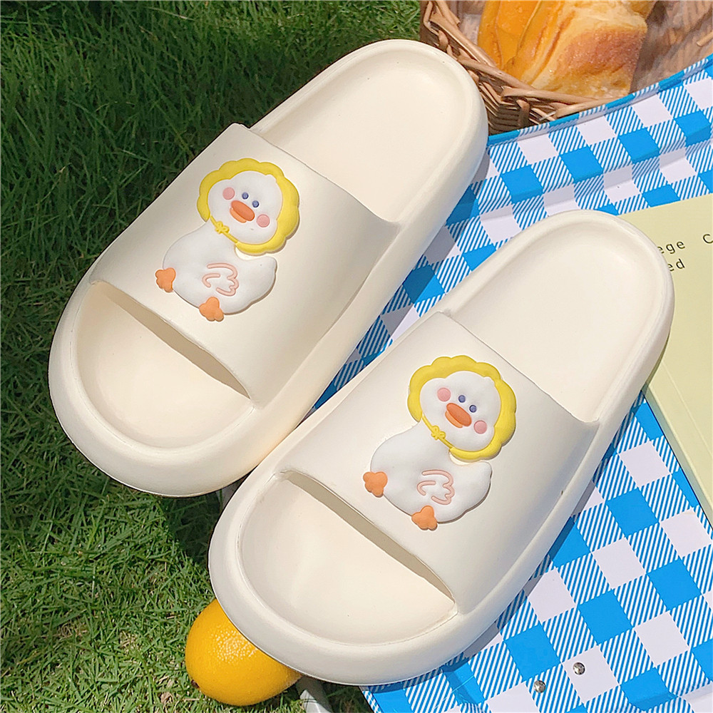 细细条 日系可爱少女心小鸭子拖鞋男女防滑外穿厚底情侣凉拖鞋夏,居家布艺,居家凉拖/凉鞋,淘宝优惠券,粉丝福利购,淘宝优惠卷