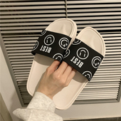 细细条 男沙滩 网红ins潮学生情侣防滑洗澡拖鞋 凉拖鞋 女夏外穿时尚