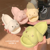 男童女童小兔子外穿软底防滑eva亲子凉拖 夏季 细细条 可爱儿童拖鞋