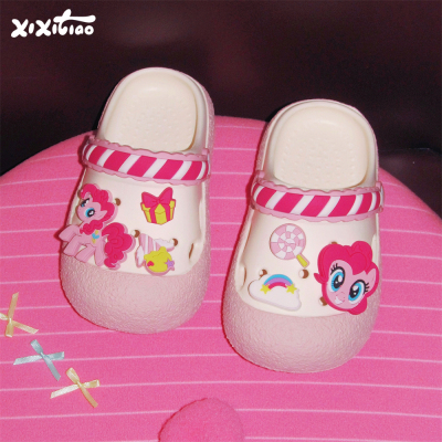 可爱碧琪小马宝莉软底洞洞鞋女