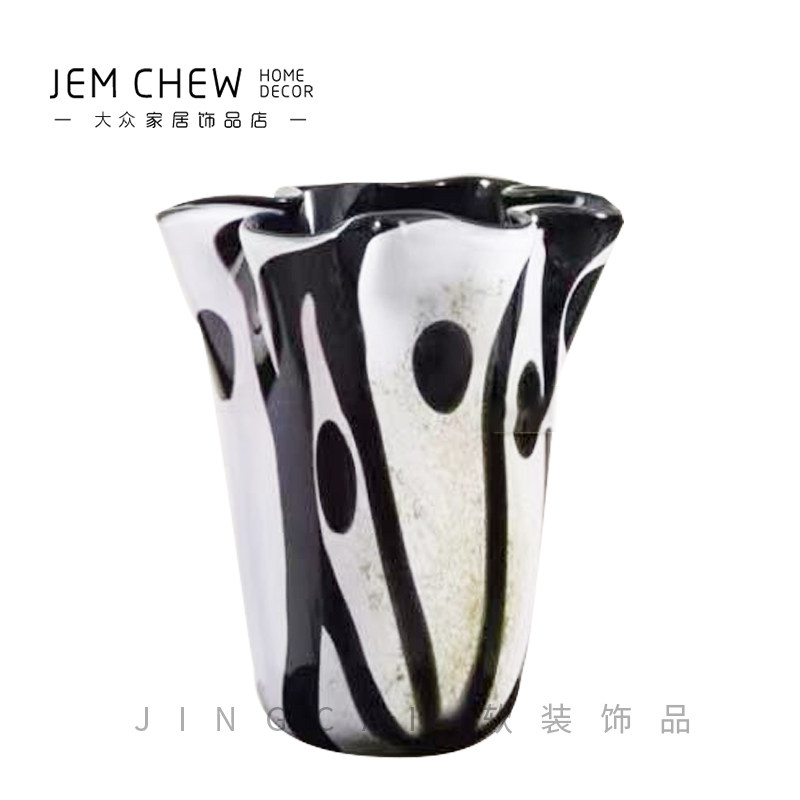 中古风现代轻奢玻璃瓶样板间售楼处花艺套装水培插花鲜花干花饰品