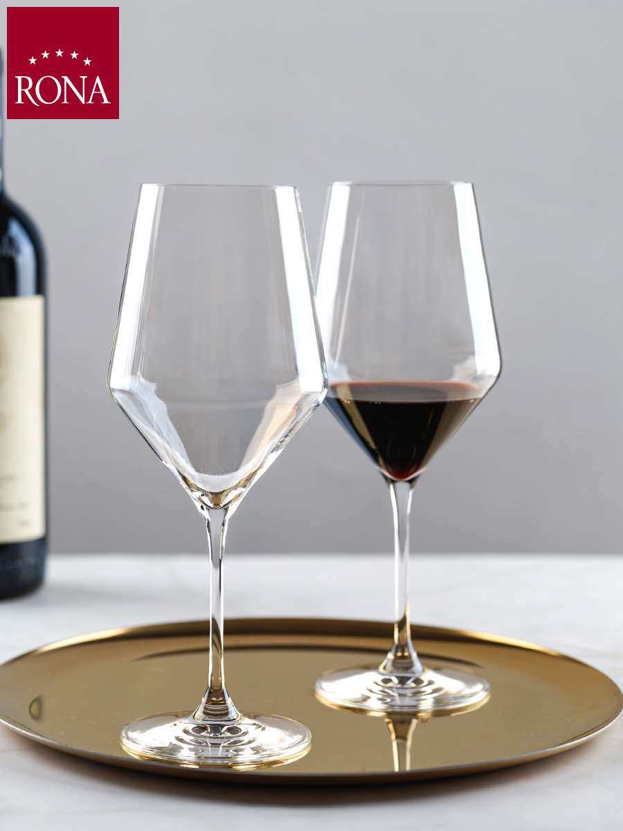 rona洛娜优胜原装进口白葡萄酒杯甜酒香槟杯水晶玻璃红酒高脚杯