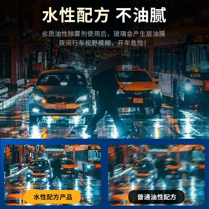 车窗防雾剂防雾喷剂长效除雾剂汽车挡风玻璃车内后视镜防雨剂神器