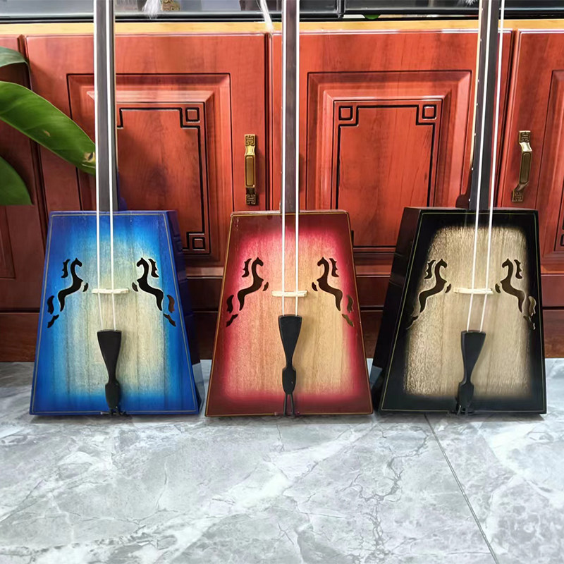 初学阶段用的普及马头琴 练手琴 背板采用合成板 音量大 带教学