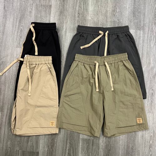 美式男士多口袋工装短裤夏季防水