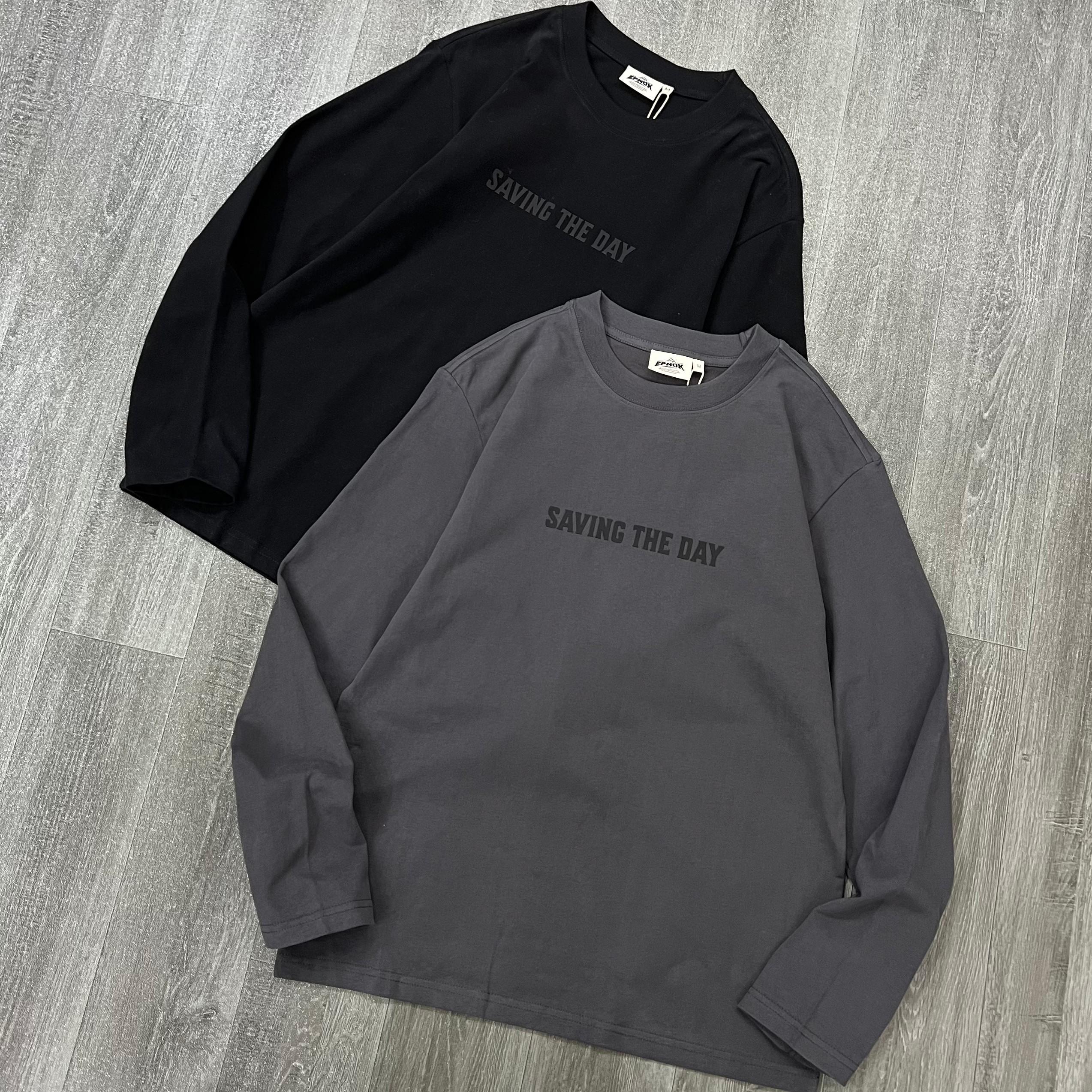 设计师线秋季新款男士圆领T恤