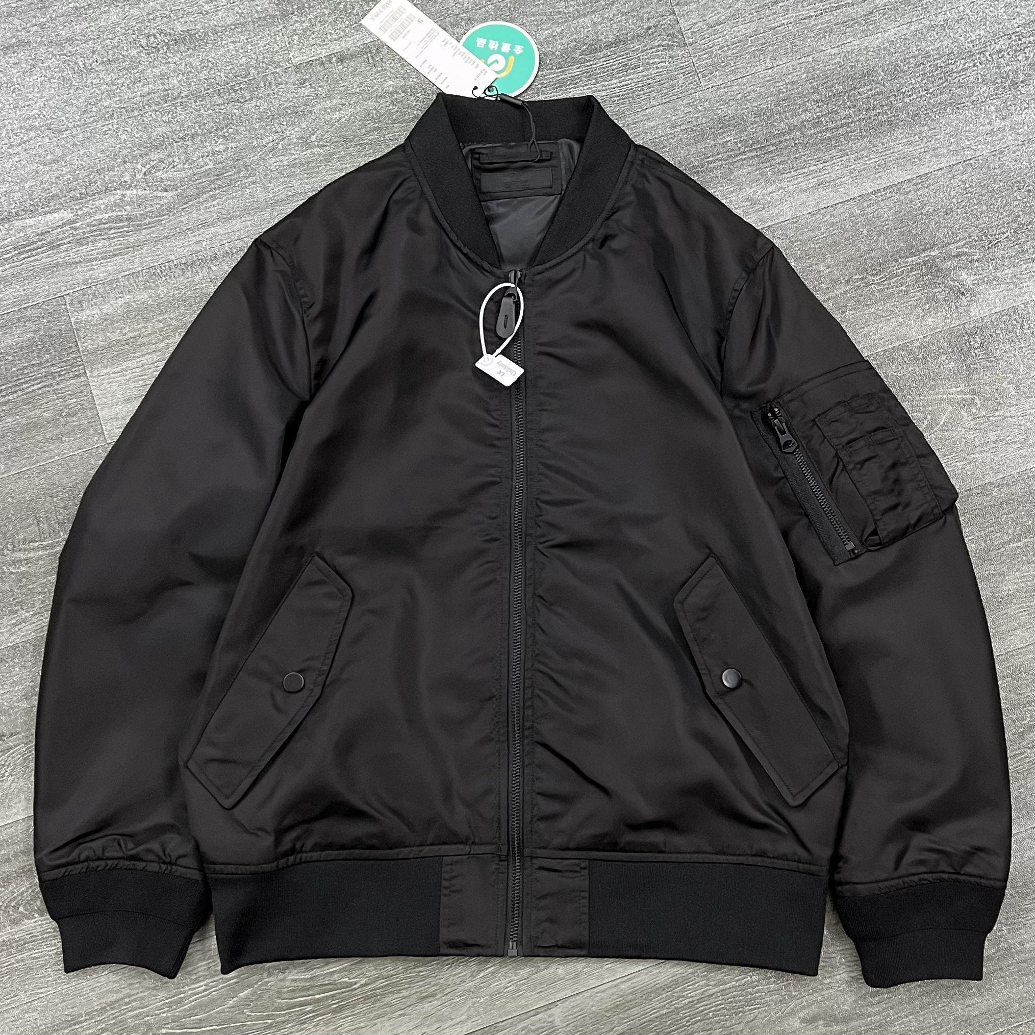 宽松工装纯色棒球服外套春季薄款