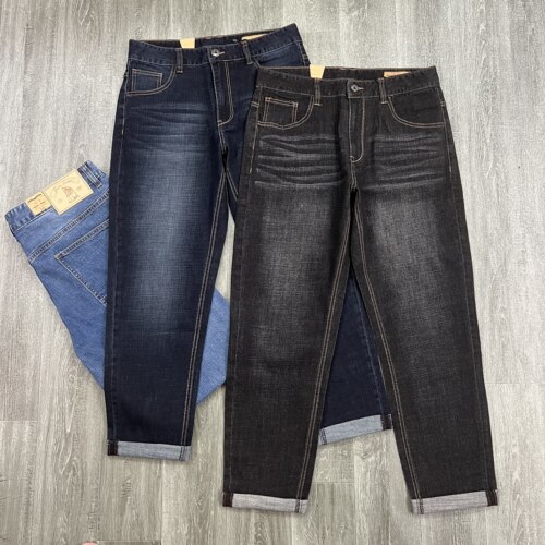 男士牛仔裤弹力舒适水洗休闲长裤