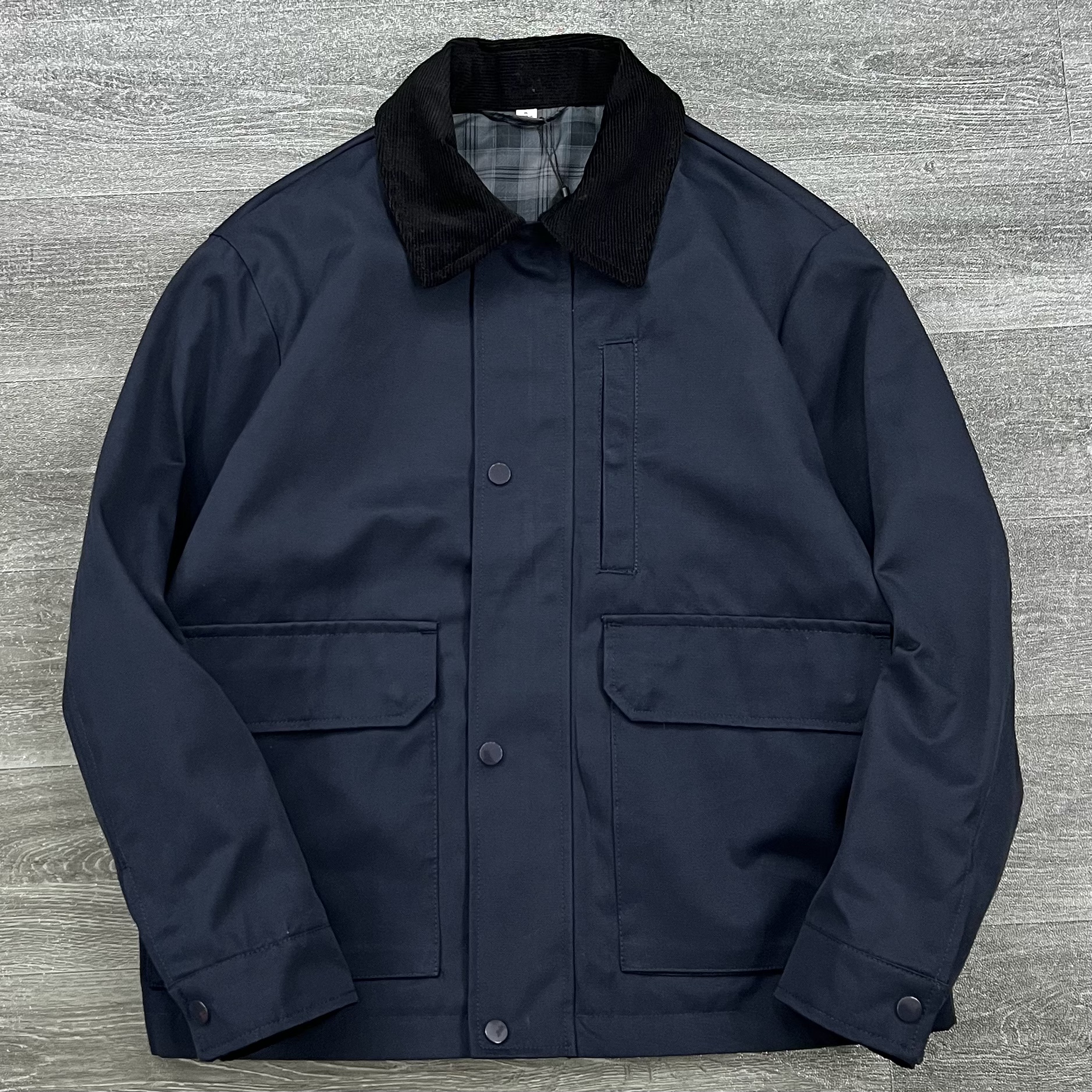 夹克外套试衣间美式复古夹克春秋