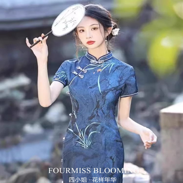 【花样年华】国风旗袍|新中式提花夏季高级感优雅知性轻奢连衣裙