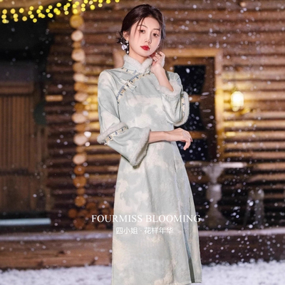 新中式少女冬裙325320