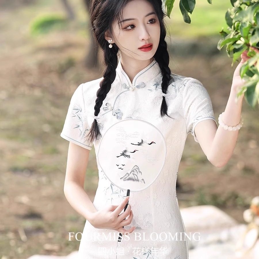 【花样年华】国风旗袍|2026夏季改良气质年轻款绝美青花瓷连衣裙