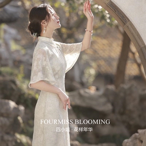 日常改良夏春温婉旗袍连衣裙