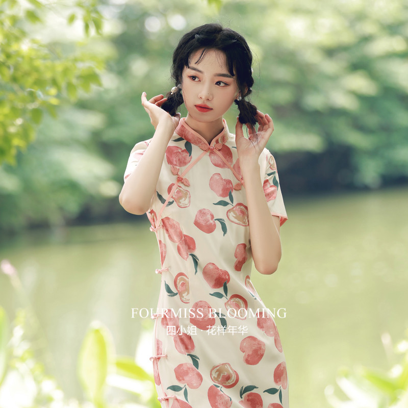 【花样年华】国风旗袍|高贵气质年轻复古少女改良新中式连衣裙夏