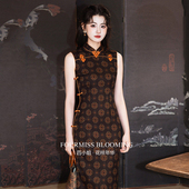 老上海绝美绫罗缎2026夏季 新中式 国风旗袍 收腰高档 花样年华