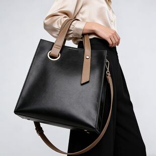 包新款批发手提包百搭时尚撞色单肩包通勤简约手拎女士2026女包包