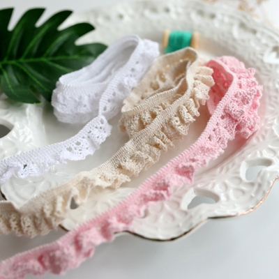 diy弹力花边衣服松紧带辅料棉线