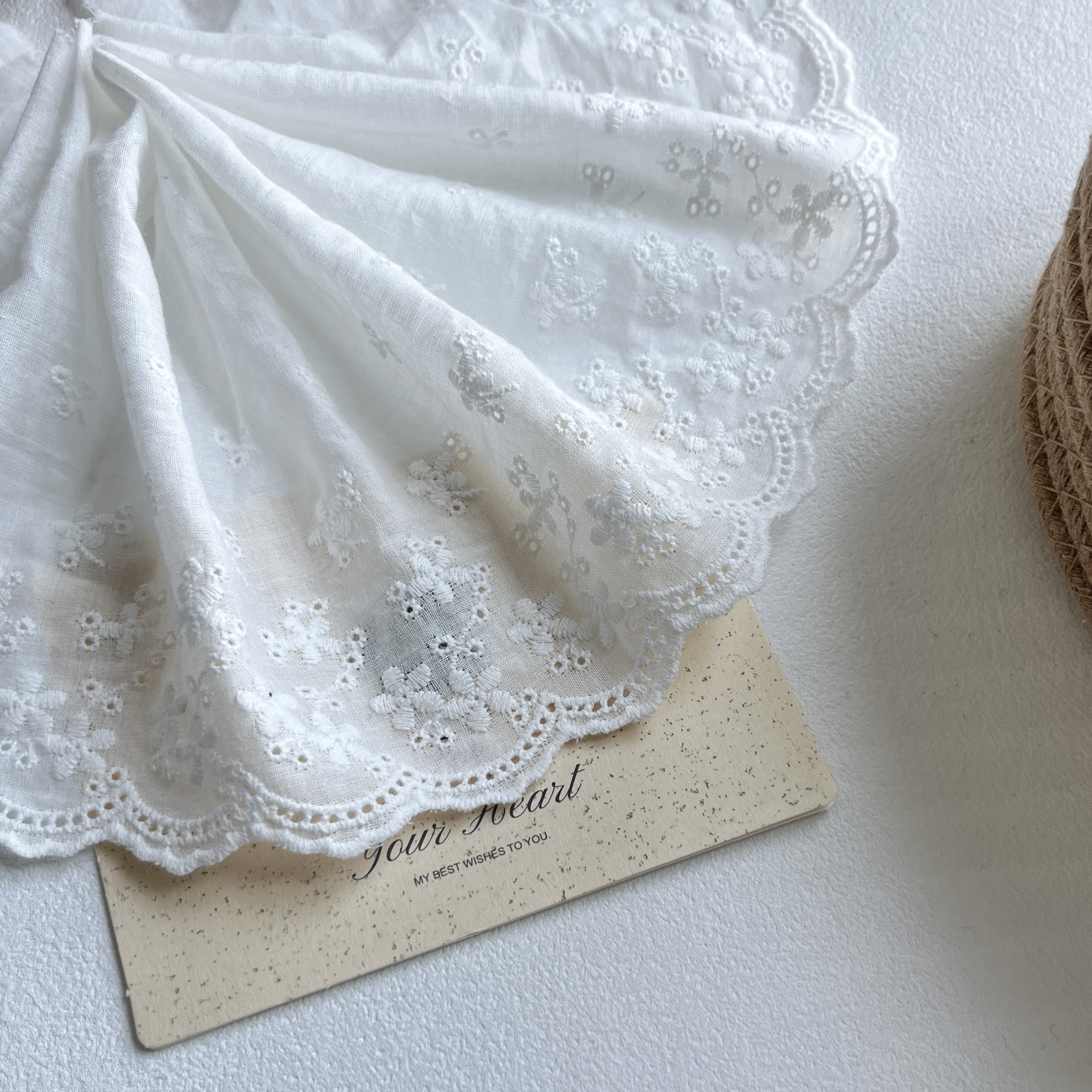 白色棉布小花刺绣花边装饰加长服装衣边裙摆荷叶边蕾丝边制衣辅料,纺织面料/辅料/配套,服装花边,淘宝优惠券,粉丝福利购,淘宝优惠卷