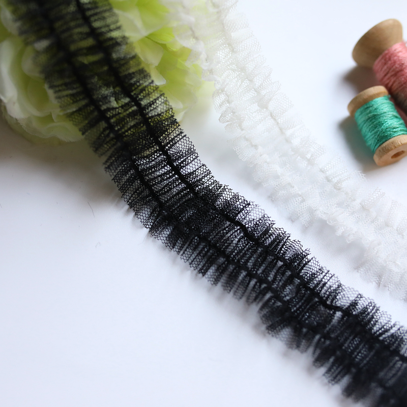 伯爵高弹力荷叶边蕾丝花边辅料