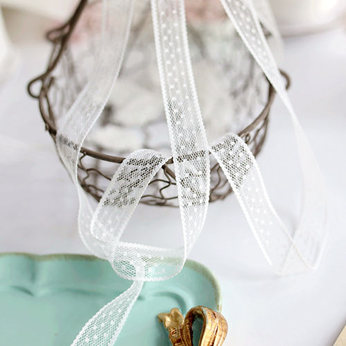 15mm白色台版蕾丝网格蕾丝带 娃衣蕾丝花边辅料 手工diy装饰材料