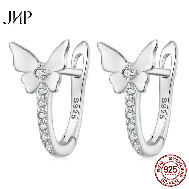 锦河畔森系小清新蝴蝶耳扣