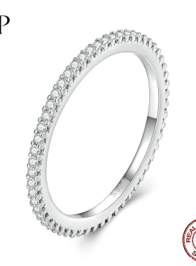 锦河畔莫桑石戒指1600