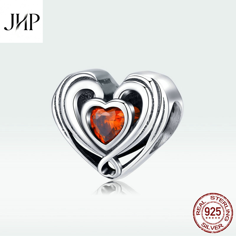 锦河畔S925银心形串珠