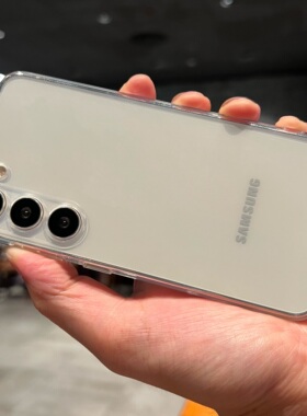 人手一个百搭透明壳适用三星S23U手机壳高级超薄Galaxy S24Ultra保护套S23+全包防摔S25精孔男女软壳硅胶简约