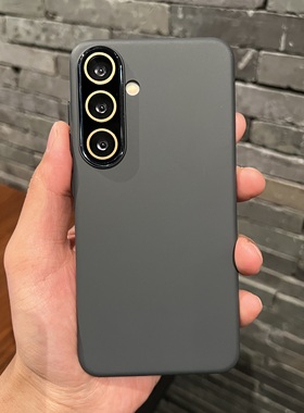 带镜头膜钛原灰色PC硬壳适用三星S23U手机壳三星Galaxy S24Ultra保护套s23+全包防摔S24plus+商务s24u男士款