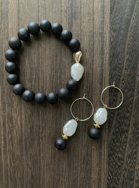 【水木】拾萤降真香巴洛克珍珠手串国风新中式手链秋冬小众设计感