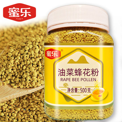 蜜乐青海油菜花粉纯正天然鲜油菜花食用正品蜜蜂花粉干花粉500g
