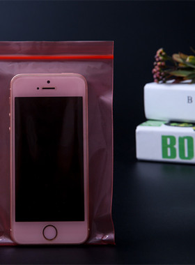 红色静电PE塑料袋6*9cm 自封袋包装袋 防尘袋封口袋