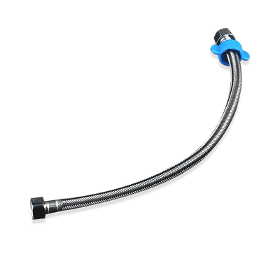 不锈钢水管编织连接坐便器阀门