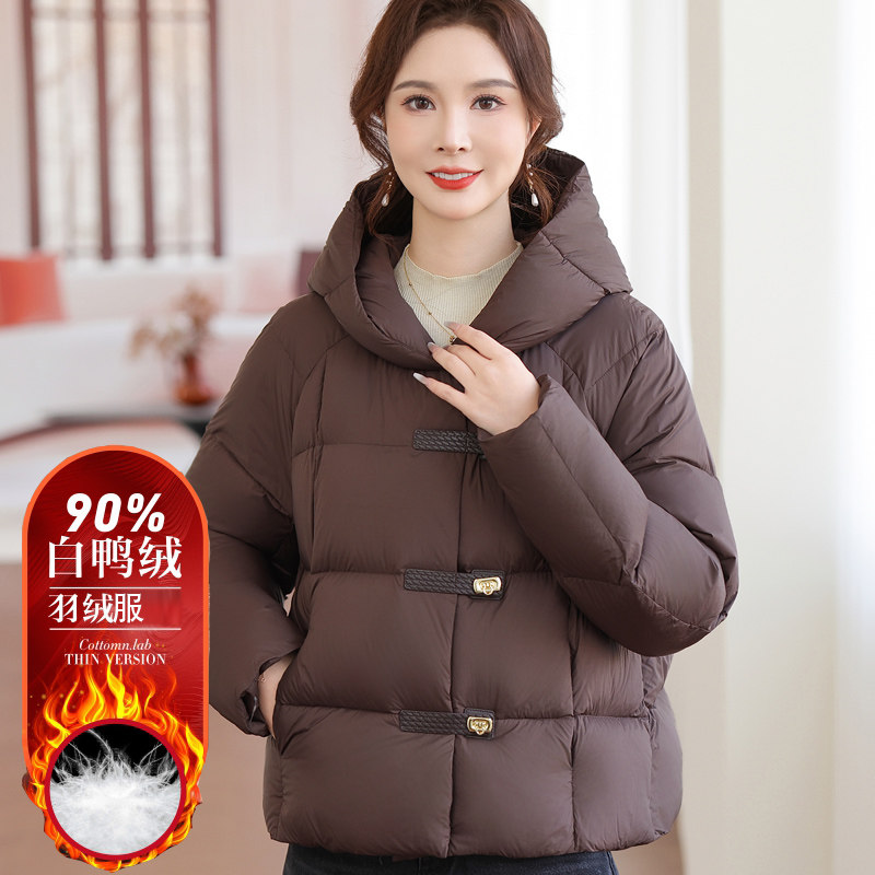 羽绒服女时尚洋气质短款巨好看泡芙韩版面包服中年妈妈冬装鸭绒袄