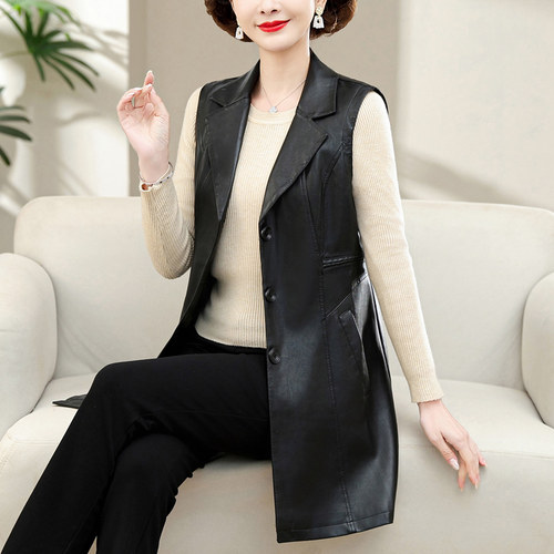 2026妈妈新款马甲外套无袖背心女
