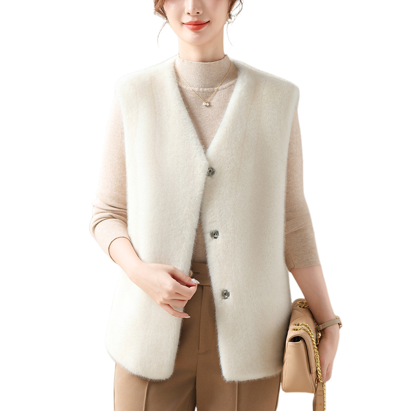 2024新款皮草马甲时尚皮毛一体