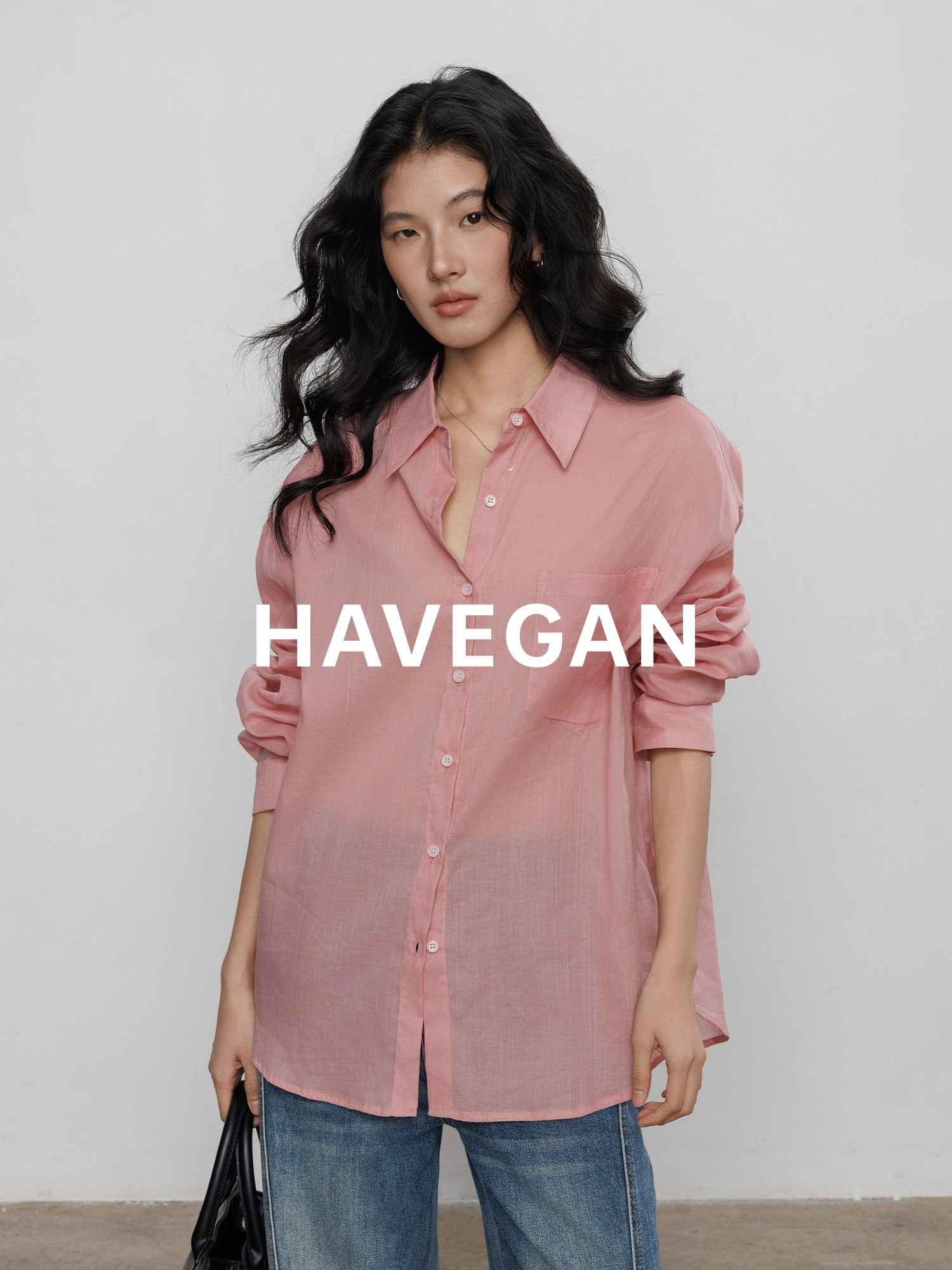 HaveGan/Summer 日焼け止めシャツ女性用薄型 2026 ニューラミールーズレイドバックトップ