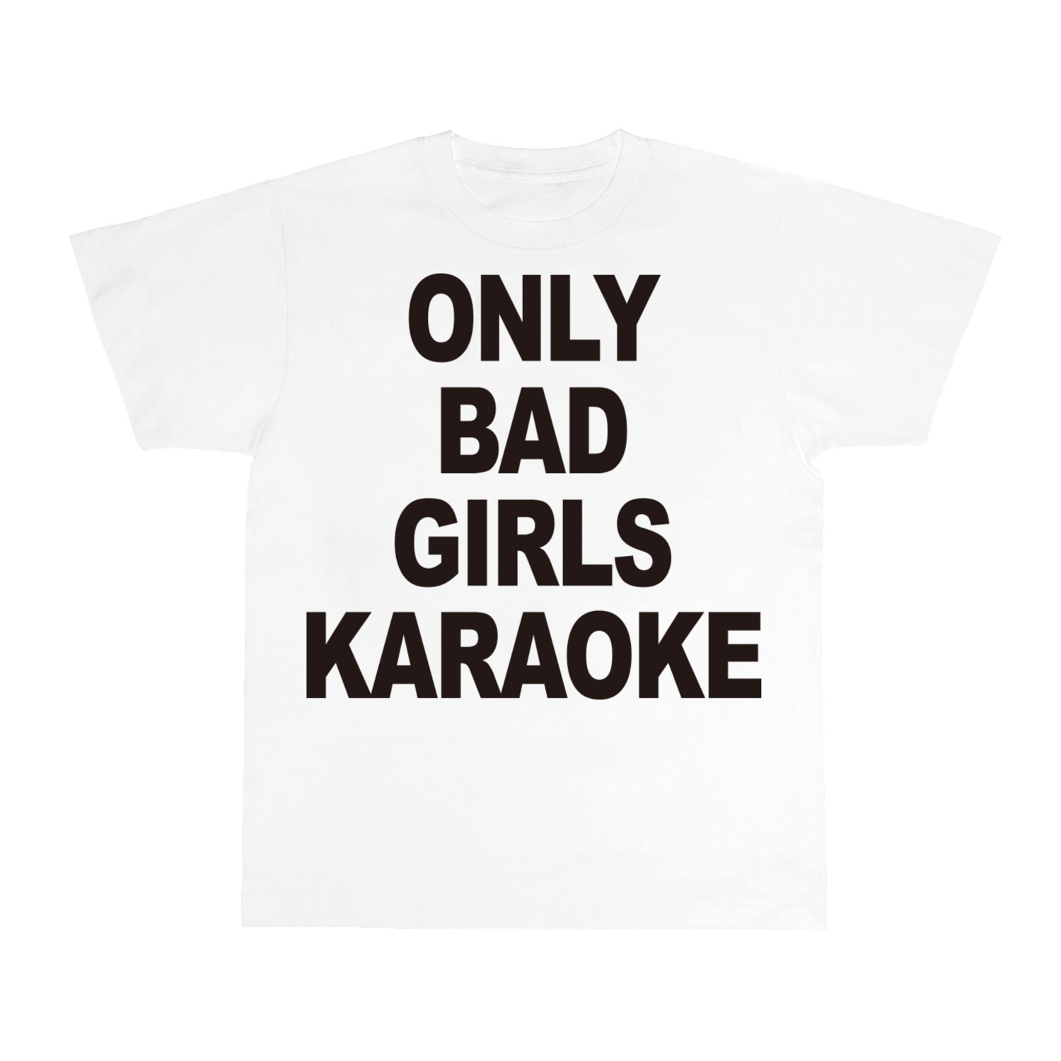 ANCIENT POP LINE BAD BAD T-SHIRT 宽松圆领T恤短袖