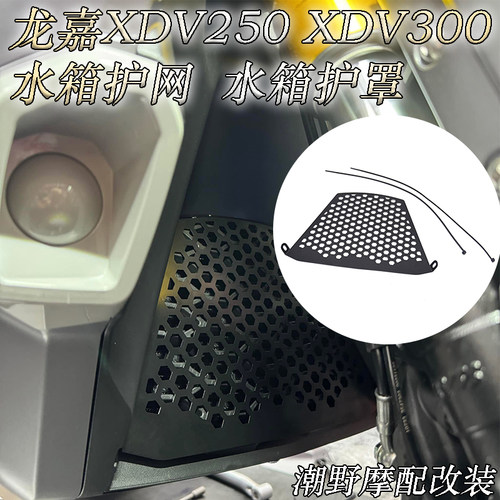 适用于 龙嘉 XDV250 XDV300 水箱保护网  水箱保护罩 改装件 配件