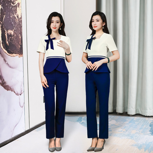 2025新款足浴技师工作服女高端美容足疗店养生馆SPA按摩技师工衣
