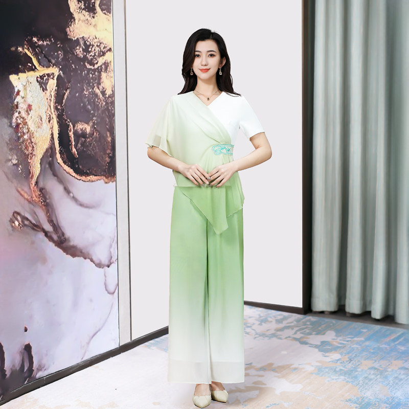 新款足浴技师工作服足疗店技师服