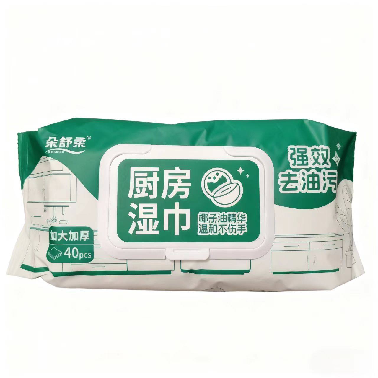 朵舒柔加大加厚厨房湿巾40抽,洗护清洁剂/卫生巾/纸/香薰,厨房湿巾,淘宝优惠券,粉丝福利购,淘宝优惠卷